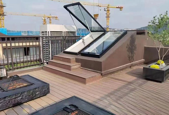 合肥 ● 别墅地下室电动智能天窗